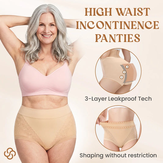 SofiLace - Elegant, Comfortable High-Waist Leakproof Panties for Seniors