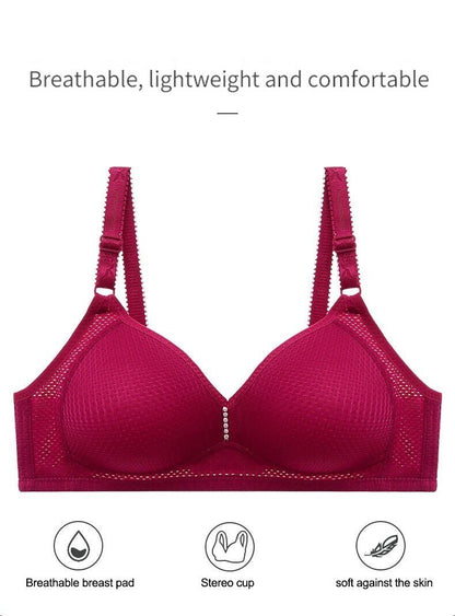 2022 Plus Size Bra Women Underwear Wire Free Comfort  Soft Breathable