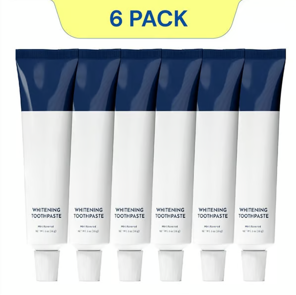 🦷 Fluoride-Free Hydroxyapatite Teeth Whitening Toothpaste with Coconut Oil & Xylitol ❄️