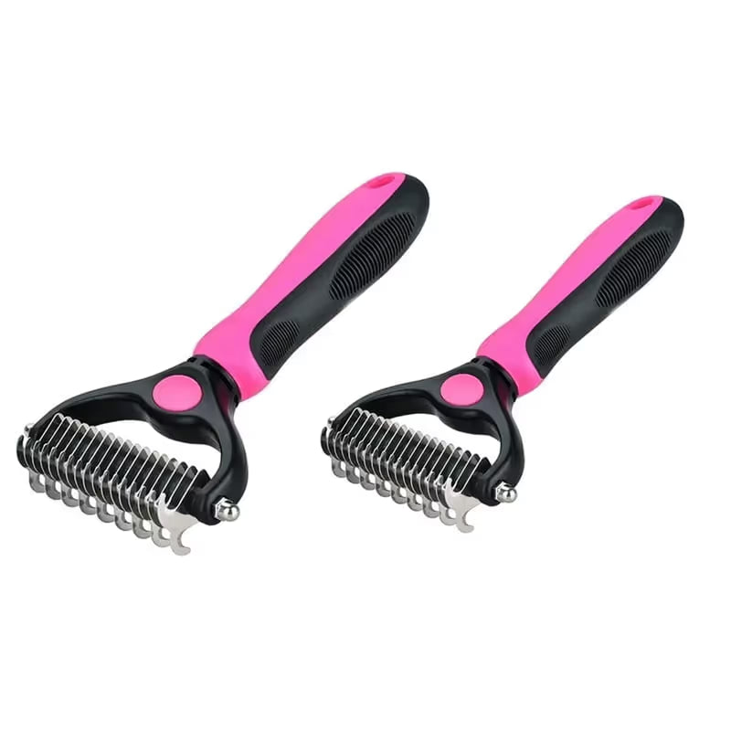 Dual-Sided Pet Grooming Tool