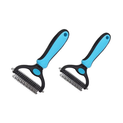 Dual-Sided Pet Grooming Tool