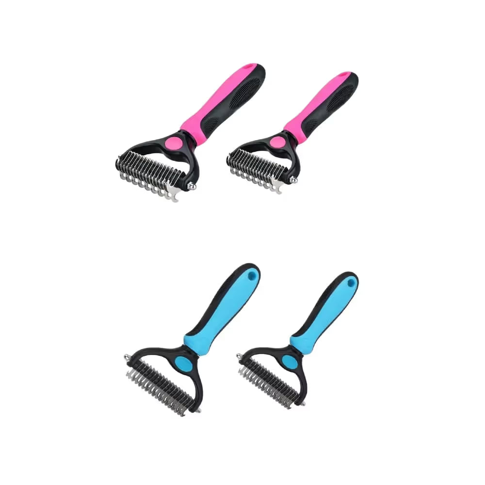 Dual-Sided Pet Grooming Tool