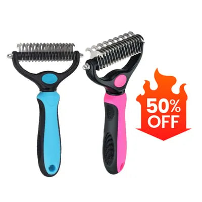 Dual-Sided Pet Grooming Tool