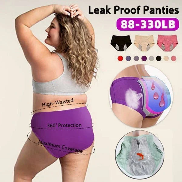 ⏳Limited-time offer - Buy one get three free!! 🔥2026's best-selling🏆 High-waisted leak-proof underwear ✨ Super elastic, invisible protection 🍃