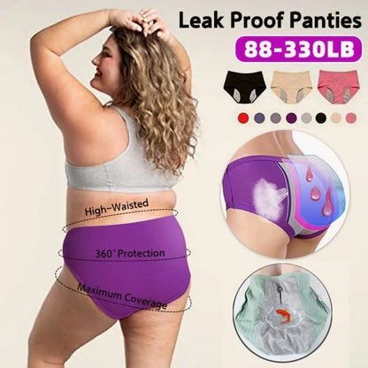 ⏳Limited-time offer - Buy one get three free!! 🔥2026's best-selling🏆 High-waisted leak-proof underwear ✨ Super elastic, invisible protection 🍃