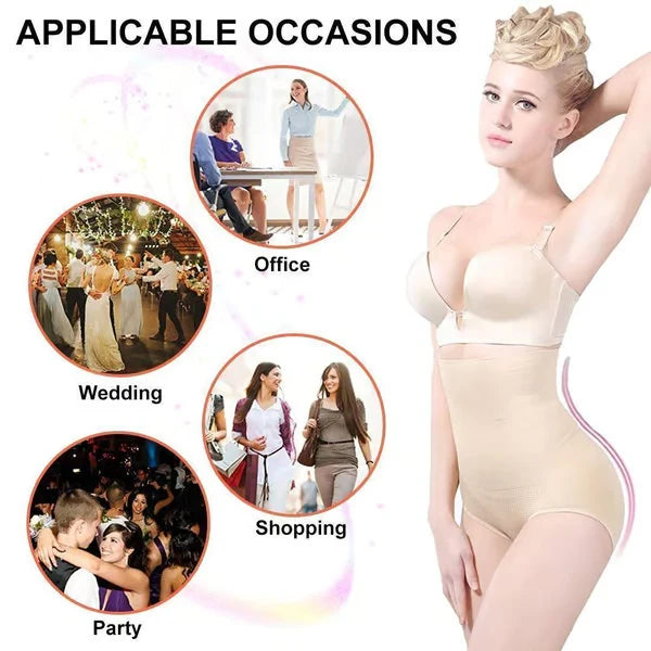 【🔥Last Day BUY 1 GET 1 FREE 🔥】High Waist Tummy Control Shapewear Panties