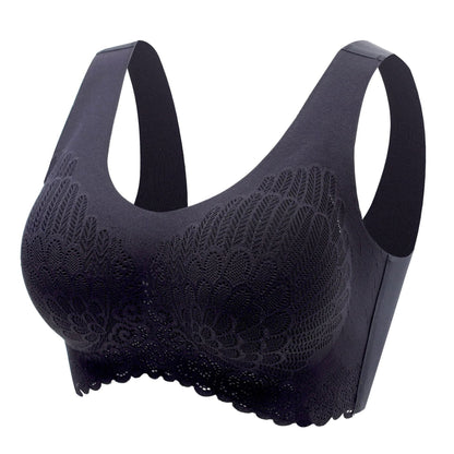 Latex 4.0 Graceful Anti saggy Breathable Lace Bra