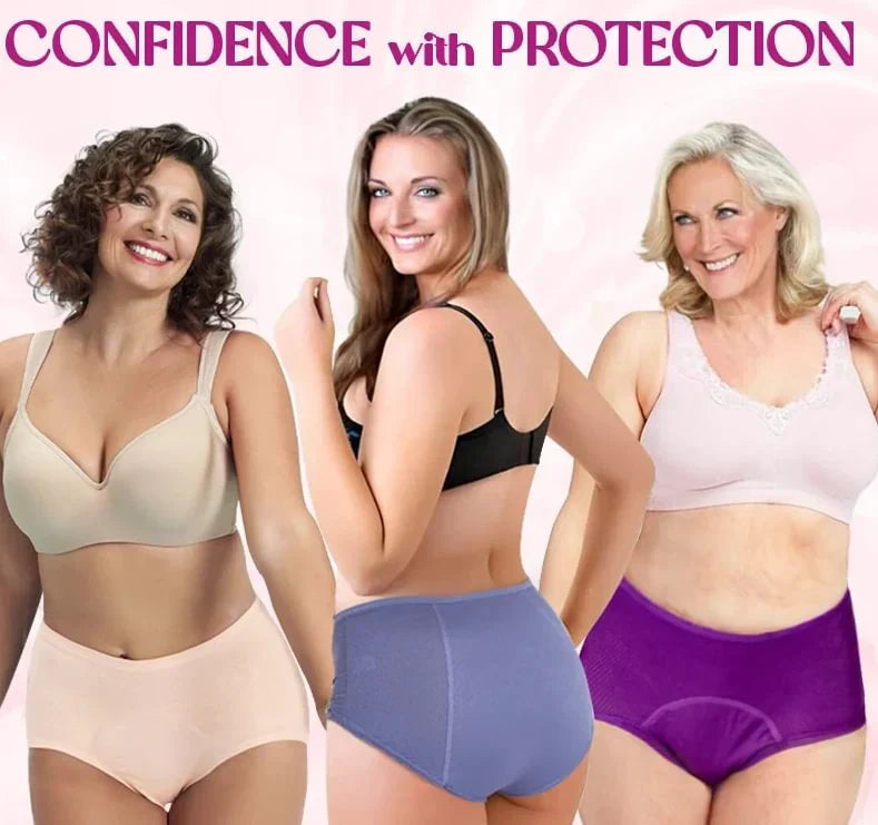 ⏳Limited-time offer - Buy one get three free!! 🔥2026's best-selling🏆 High-waisted leak-proof underwear ✨ Super elastic, invisible protection 🍃