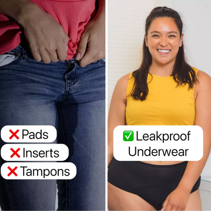 ⏳Limited-time offer - Buy one get three free!! 🔥2026's best-selling🏆 High-waisted leak-proof underwear ✨ Super elastic, invisible protection 🍃