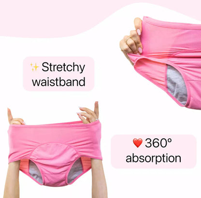 ⏳Limited-time offer - Buy one get three free!! 🔥2026's best-selling🏆 High-waisted leak-proof underwear ✨ Super elastic, invisible protection 🍃